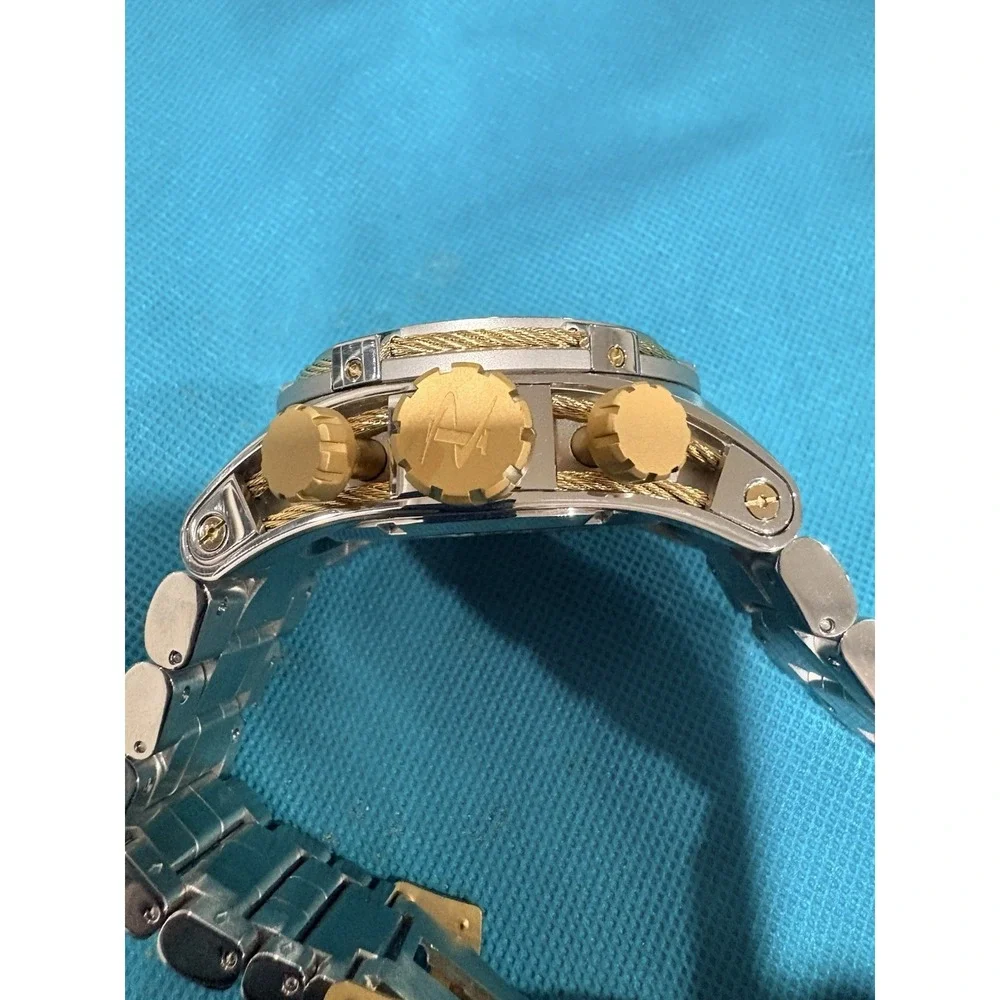 Invicta Reserve Bolt Zeus 0832 Swiss Chronograph 53mm Two Tone Watch